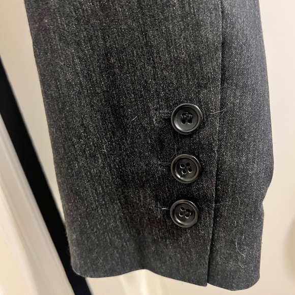 Express Design Studio Grey Blazer Jacket - Picture 3 of 5